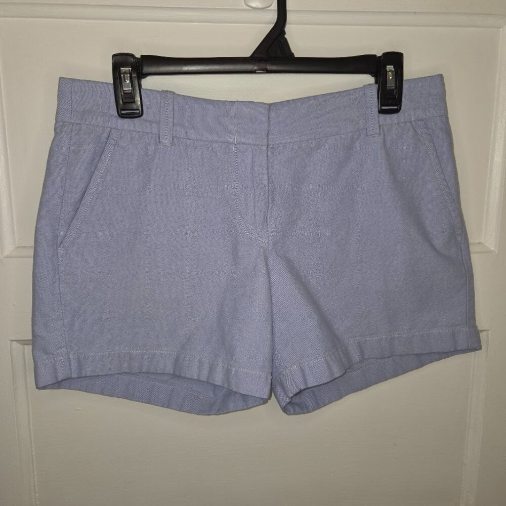 J. Crew Light Blue Chino Women's Shorts - Size 4